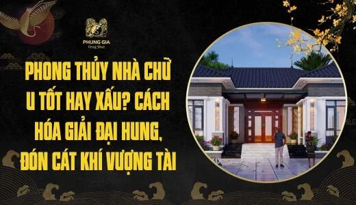 Phong thủy nhà chữ U tốt hay xấu? Cách hóa giải đại hung, đón cát khí vượng tài
